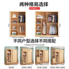 Yusenyi Wardrobe Home Bedroom Sliding Door Wardrobe Sliding Door Cabinet 2 Meter Log Corner Cabinet Assembly