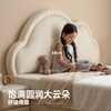 Genji Muyu children's furniture solid wood children's bed boy single bed modern simple solid wood soft bed cloud bed girl princess bed furniture children's bed + mattress (22cm thick J31 hard H2) 1500mm*2000mm