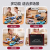 Mom's baby alloy car toy ambulance baby child police car 1-3-6 years old 0 model boy birthday New Year gift