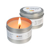 Zhongjia Woan vegetable wax emergency candle household outdoor power outage special lighting windproof heating tea cooking aluminum shell lighting duration about 30 hours 100g