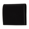 PRADA embossed triangle logo wallet, black New Year gift for men and women, basic set (bag)
