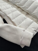 Shelley Jones American Outdoor Rib Down Jacket Men's Winter Slim Sports Jacket Light Couple Jacket Liner Off-white Down Jacket XL Recommended 120-140 catties