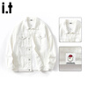 CHOCOOLATEit denim jacket men's autumn trendy brand handsome loose versatile work jacket top white L