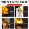 Fire-fighting special fire-extinguishing blanket for home use 3C certified kitchen escape fiberglass flame-retardant silicone fire-extinguishing blanket commercial thickened version_fiberglass 1.8m*1.8m_can withstand 300