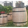 Fantasy Ornaments Exhibition Manor Red Wine Barrel Wedding Barrel Decoration Props Beer Bar Keg Height 23cm