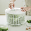 Shanyan vegetable dehydrator small hand-cranked vegetable spinner kitchen vegetable drain basin fruit and vegetable salad drain basket extra large 9 points 6L