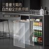 HCK Husky 62-120L embedded ice bar small mini refrigerator small refrigerator wine cabinet fresh cabinet display cabinet cold drink cabinet tea cabinet constant temperature and humidity ultra-thin series expansion and upgrade 97L thin embedded ice bar | 1 cm micro-slit embedded