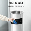 Supercloud stainless steel trash can ash bucket smoking extinguisher with ashtray vertical commercial hotel elevator entrance ash column