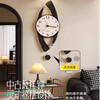 MEISD clock wall clock living room 2025 new modern retro clock wall-mounted high-end cream art wall watch