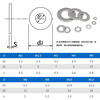 Yongli Shang 304 stainless steel flat washer screw washer set M2-M10 washer set box 360 pieces mixed