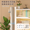 Tangji steel bookcase bookshelf storage rack vertical floor-standing integrated wall hole board bag storage living room storage cabinet 1