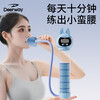 Weight-bearing breathing dumbbell abdominal breathing trainer professional women's fitness home lung capacity breathing resistance training intelligent counting-oxygen blue ultra-clear digital display