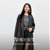 Qiushui Yiren classic suit collar woolen jacket 2025 winter new 100% sheep wool double-breasted jacket