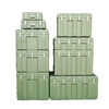 Rotational molding box outdoor transportation military green medical equipment box field camping transfer box customization medium-sized rotational molding box 800*600*500_mm