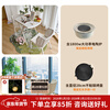 Ziye Mengyu balcony tea table and chair combination for making tea around the stove, Internet celebrity leisure multi-functional electric tea table and rattan chair three-piece set, electric ceramic stove + baking pan (color remarks)