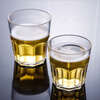 Fantasy cup beer cup transparent octagonal cup restaurant anti-fall water cup bar liquor cup 360ml PC tall octagonal cup 10 pieces