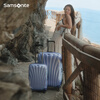 Samsonite Luggage 20-inch Trolley Case Lightweight Shell Case Travel Bag CS2 Lavender Purple Coded Boarding Case