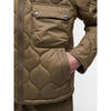 Barbour men's jacket warm windproof quilted plus velvet autumn and winter outdoor casual braun one size | M