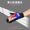 Cycling gloves winter men's warm mountain bike motorcycle non-slip waterproof touch screen gloves bicycle gloves diagonal flip cover cotton blue