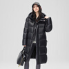Flying in the Snow Obsidian Goose Down Cheng Yi recommends the new H version thickened hooded goose down jacket down jacket