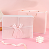 Le Sanhao Gift Box Empty Box Christmas Gift New Year's Day Birthday Gift Box Souvenir Packing Box Pink Bow Medium 20*18*8 Pink Bow