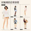 Moxun and Yang Ying's same style bare leg artifact button style detachable autumn and winter velvet warm flesh-colored leggings and pantyhose