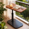 Zhuobo coffee table side table lift table sofa side table tea table small table computer table bedside table CJ25 walnut color