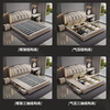 Laishida Nappa leather bed modern master bedroom soft package light luxury bed master bedroom high-end functional soft bed GH-101 1.8 meter frame bed