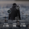 Biyinlefen three-proof performance fabric green soft shell spring and autumn men's outdoor commuting velvet knitted jacket hooded jacket