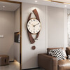 MEISD clock wall clock living room 2025 new modern retro clock wall-mounted high-end cream art wall watch