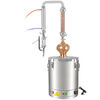 Fantasy small gourd distillation hydrosol essential oil machine distillation gourd head distillation extraction brewing equipment 60 type copper core crystal tower copper gourd style