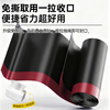 Jianya garbage bag drawstring black 45*50cm 200 pieces 0.9 silk tear-free large household portable thick plastic bag