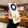 Smorss New Year Pony Suitable for Huawei mate60pro mobile phone case mate60pro+ protective cover all-inclusive anti-scratch light fingerprint protective case transparent TPU simple imitation gold foil case