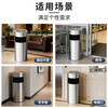 Supercloud stainless steel trash can ash bucket smoking extinguisher with ashtray vertical commercial hotel elevator entrance ash column