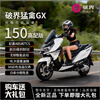 Breaking new 2025 new breaking Raptor GX150 two-wheeled large pedal fuel motorcycle National IV EFI national license plate matte gray Raptor GX150 high-end version 12V