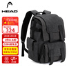 HEAD backpack, men's and women's laptop bag, school bag, large-capacity camera bag, National Geographic cycling backpack
