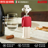 Alessi wine bottle opener imported from Italy Alessandro M. red