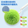 Japanese toilet brush for home use without dead ends 2026 new internet celebrity bathroom soft bristles toilet brush cleaning artifact luxury upgraded model ocean blue suit imported soft bristles丨does not damage the glaze