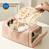 Lohas travel cosmetic bag, portable large-capacity toiletry and skin care product storage bag, high-end travel and business trip bag for high-looking ladies