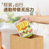 Temeiju disposable lunch box square 750 type * 10 sets for food fast food packed picnic box with lid bowl microwaveable