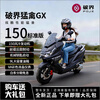 Breaking new 2025 new breaking Raptor GX150 two-wheeled large pedal fuel motorcycle National IV EFI national license plate matte gray Raptor GX150 high-end version 12V