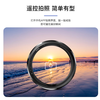 P+7 smart ring Nano chip Universal multi-function game heart rate blood oxygen sleep health monitoring Multi-sport mode recording step counting and running Ring waterproof ring R6 silver heart rate/sleep/blood pressure/blood oxygen/exercise + interactive mode 11# Circumference 64.6mm Diameter 20.6mm