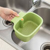 Yonghuan dry and wet quick separation one-click dumping without dirtying hands sink drain basket food residue filter basket yellow 1 piece one-click dumping/not dirty hands