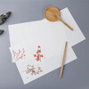Tianqi placemat paper commercial custom disposable placemat Japanese restaurant hot pot restaurant plate table surface paper red red leaf