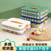 Dumpling box, household food-grade wonton crisper, kitchen refrigerator, quick freezing, freezing, sorting and sealing, special storage box, four-layer dumpling box, 1 piece, 4 layers