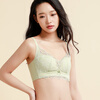 Silkland mulberry silk lining wire-free bra gauze tube top thin comfortable push-up sexy women's underwear bra green M
