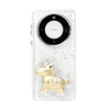 Smorss New Year Pony Suitable for Huawei mate60pro mobile phone case mate60pro+ protective cover all-inclusive anti-scratch light fingerprint protective case transparent TPU simple imitation gold foil case
