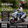 Breaking new 2025 new breaking Raptor GX150 two-wheeled large pedal fuel motorcycle National IV EFI national license plate matte gray Raptor GX150 high-end version 12V