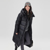 Flying in the Snow Obsidian Goose Down Cheng Yi recommends the new H version thickened hooded goose down jacket down jacket