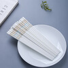 Fuou Jingdezhen Ceramic Chopsticks High-end Healthy and Environmentally Friendly Ceramic Chopsticks Time Walking Ceramic Chopsticks Ten Pairs